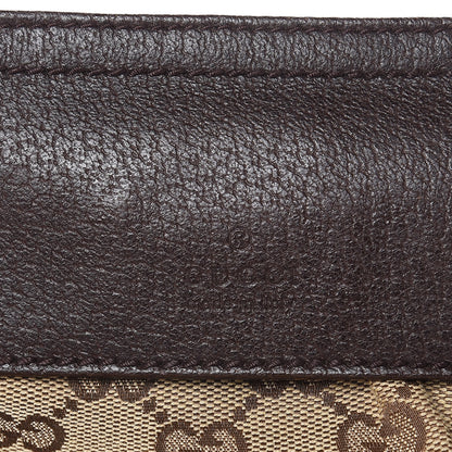 Gucci GG Plus Monogram Web Double Pocket Belt Bag Dark Brown 6 of 11