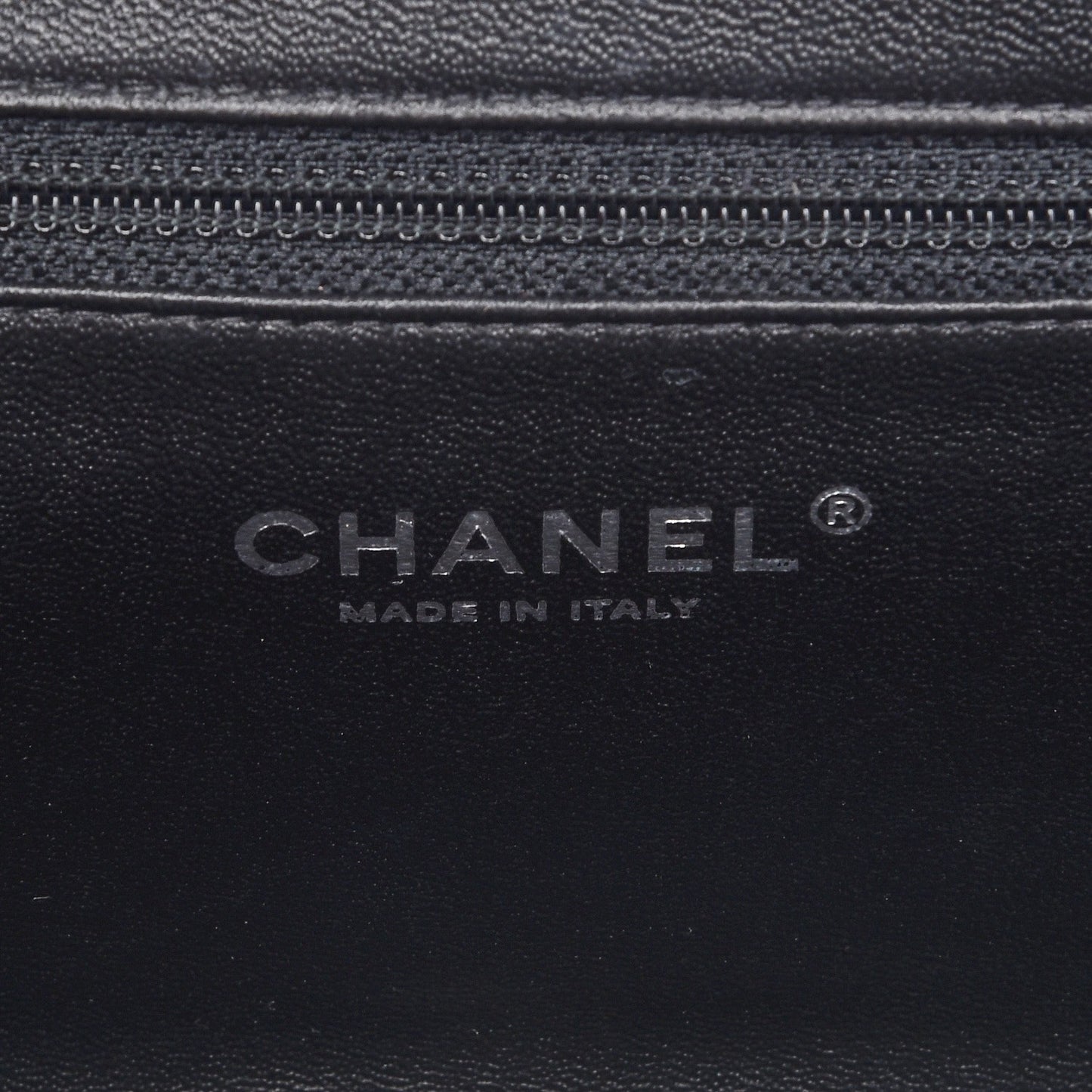 Crumpled Calfskin Quilted Clutch So Black