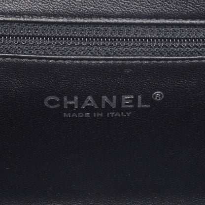 Chanel Crumpled Calfskin Quilted Clutch So Black 6 of 7