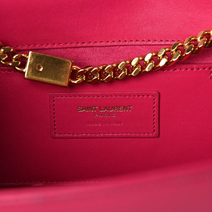 Saint Laurent Smooth Calfskin Medium Classic Monogram Kate Tassel Satchel Fuchsia 6 of 11