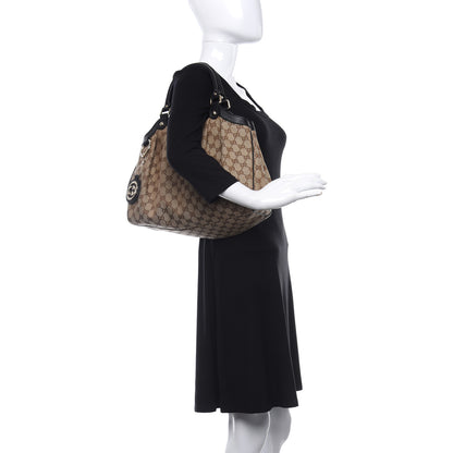 Gucci Monogram Medium Sukey Tote Dark Brown 2 of 11