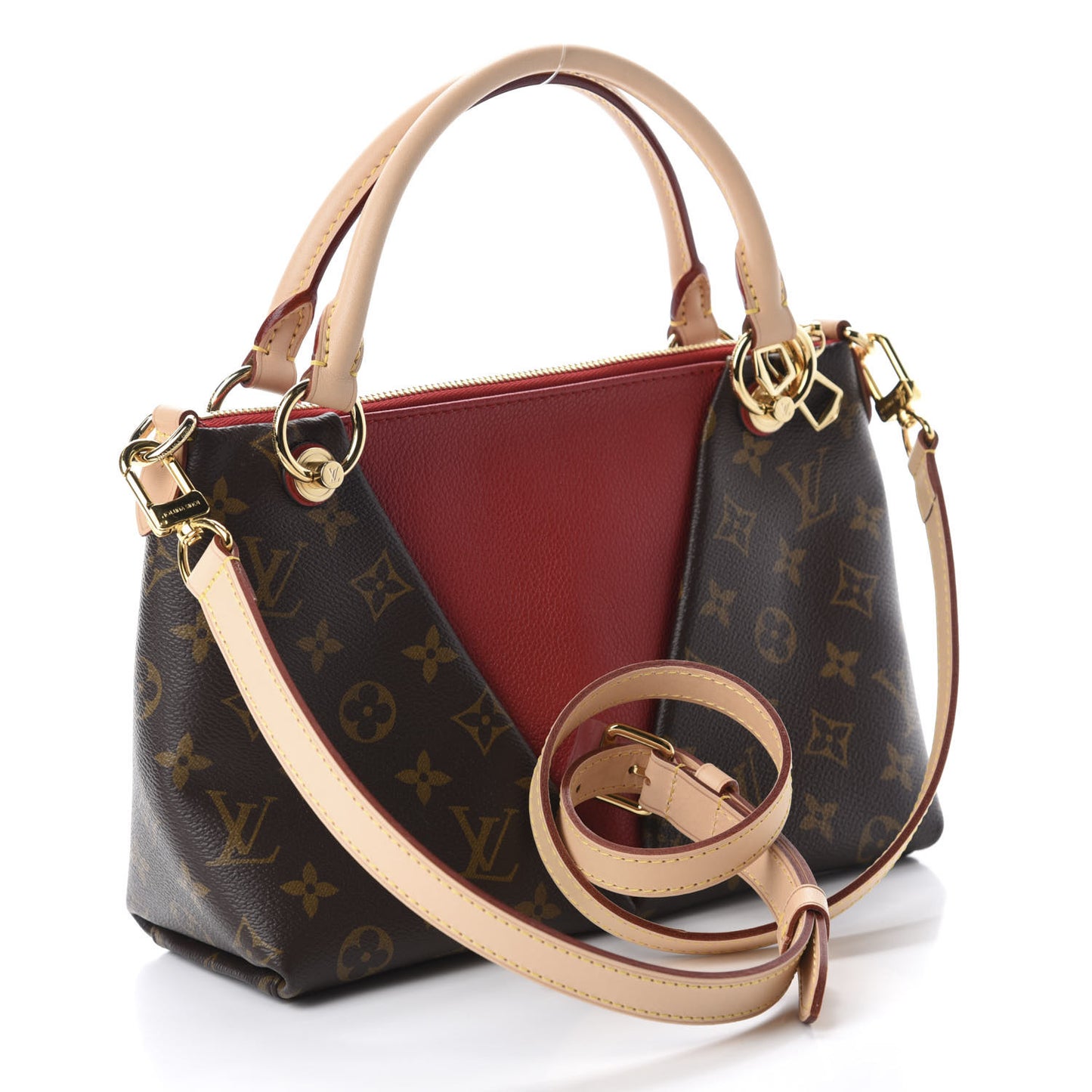 Monogram V Tote BB Cherry