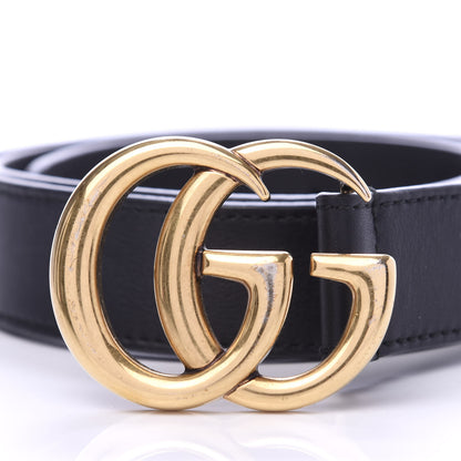 Gucci Calfskin Double G 30mm Belt 90 36 Black 6 of 6