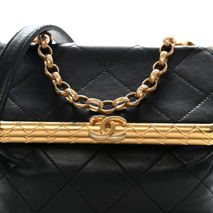 Chanel Lambskin Quilted My Crush Bag Black 7 of 9