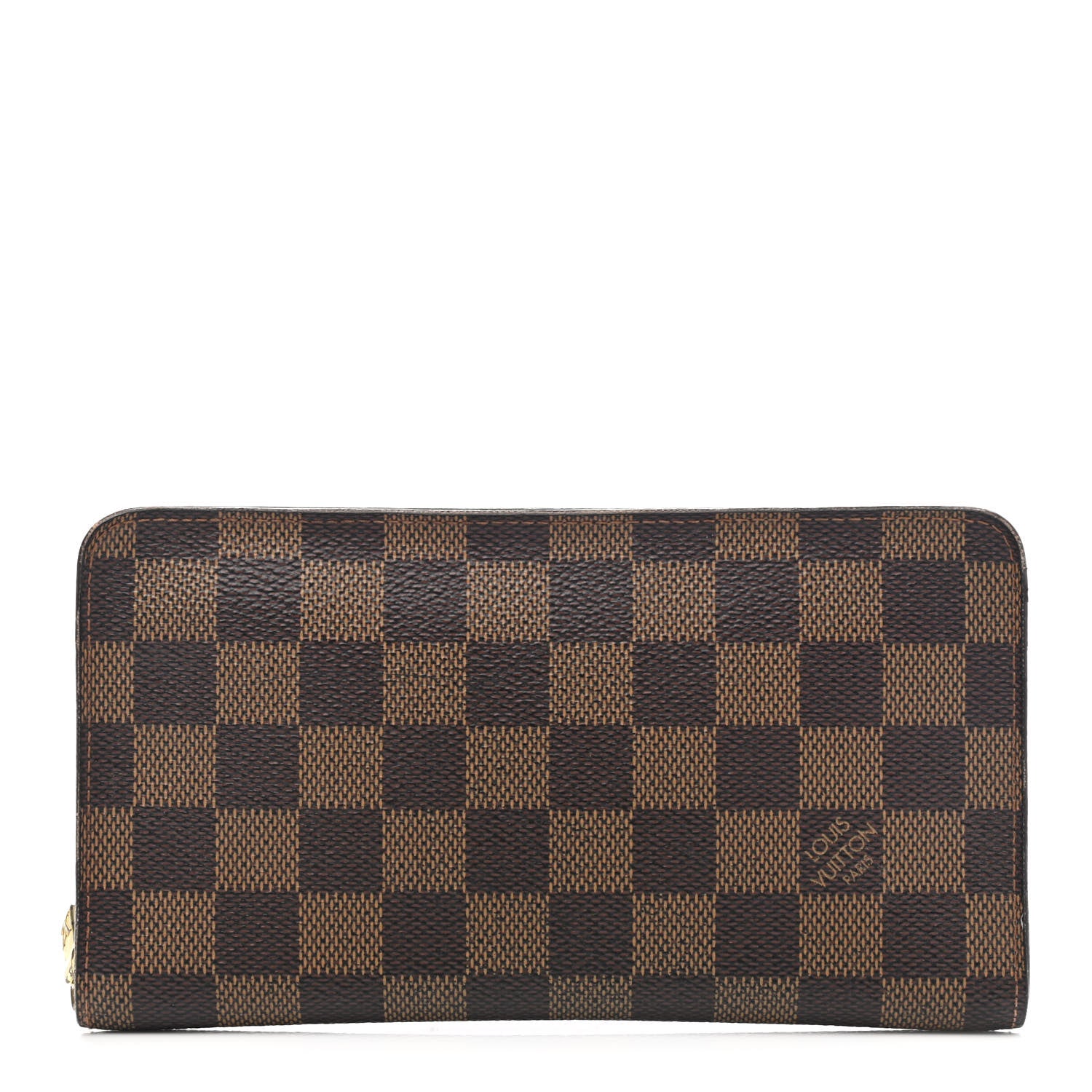 Louis Vuitton Damier Ebene Porte-Monnaie Zippe Zippy Wallet 1 of 16