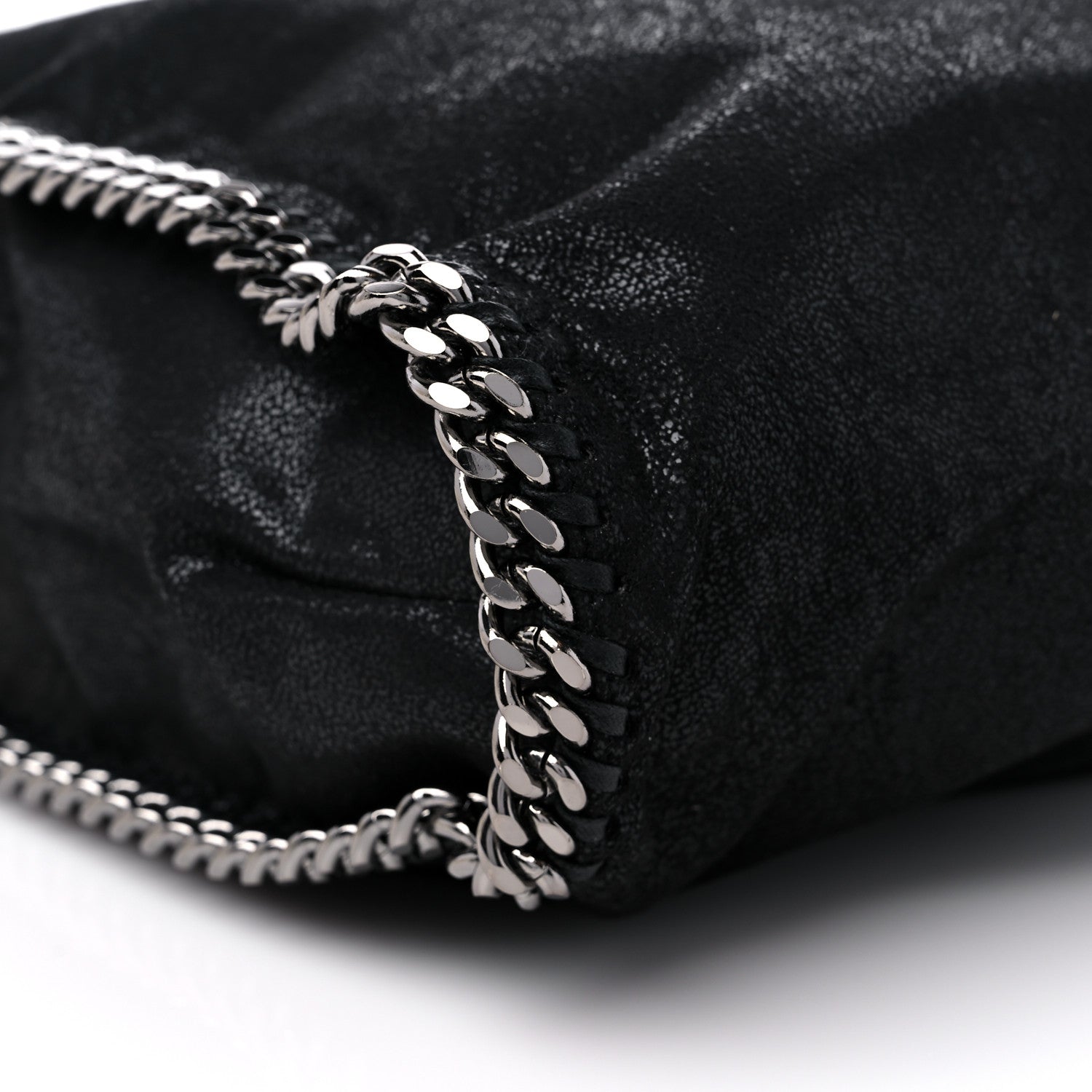Stella McCartney Shaggy Deer Big Falabella Tote Black 8 of 11
