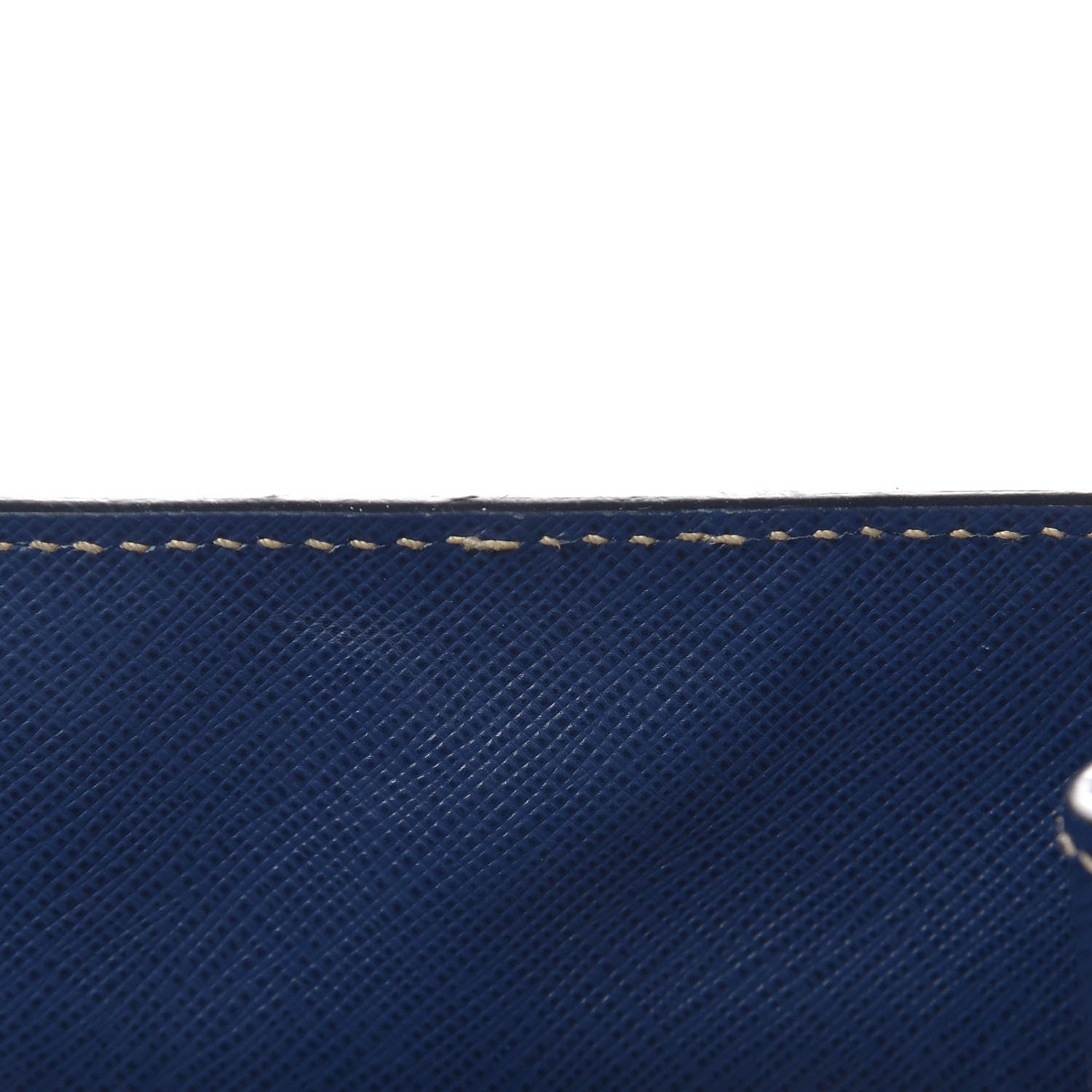 Prada Saffiano Lux Bi-Color Small Tote Bluette Turchese 11 of 17