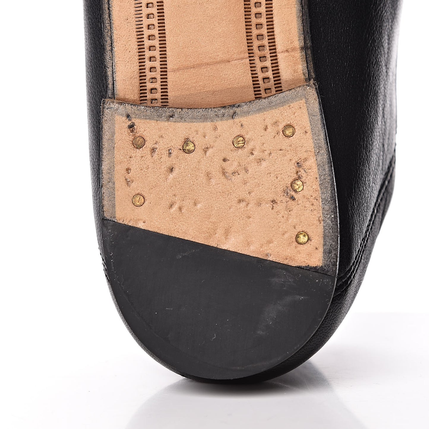Lambskin Womens Brixton Horsebit Loafers 36 Black