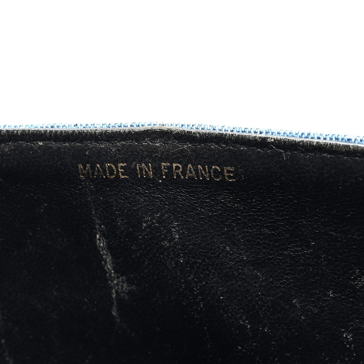 Chanel Denim Quilted Medium Double Flap Light Blue 7 of 12