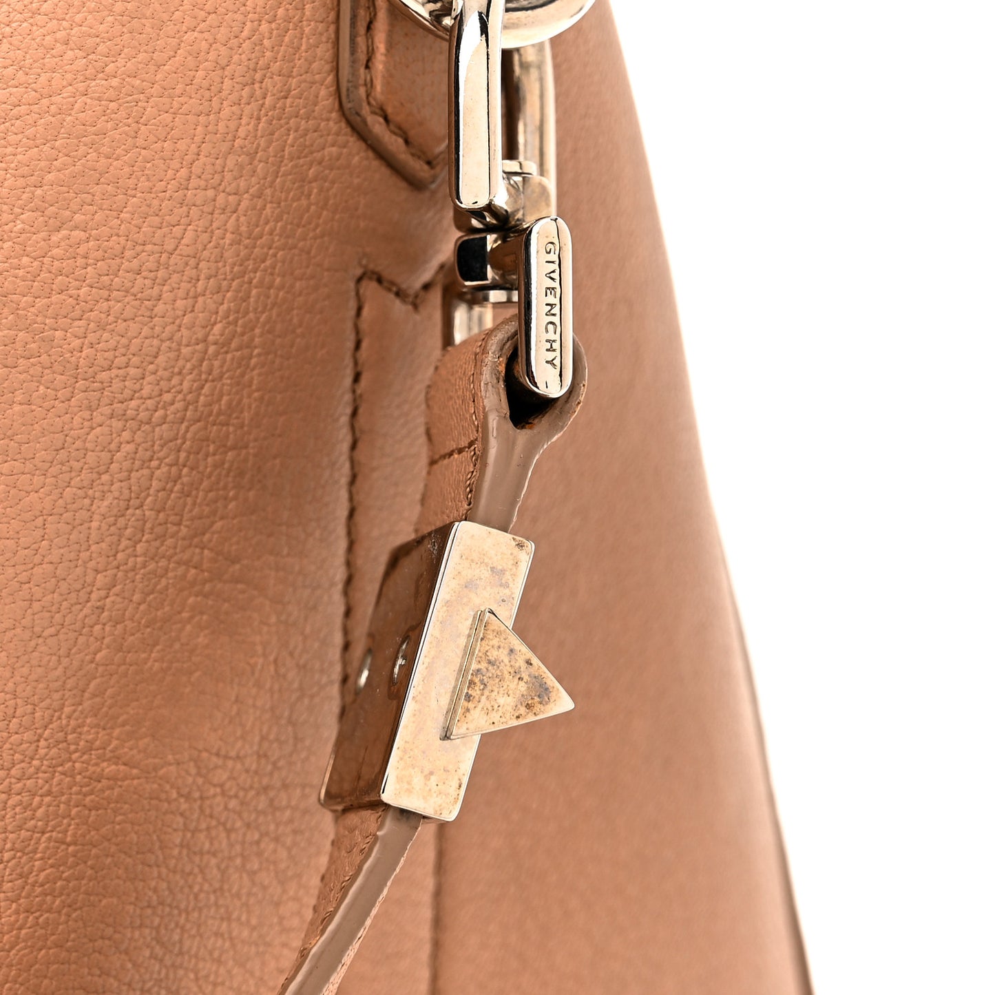 Sugar Goatskin Small Antigona Medium Beige