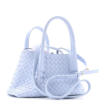 Bottega Veneta Calfskin Intrecciato Small Pinacoteca Tote Lunar Fondant 4 of 13