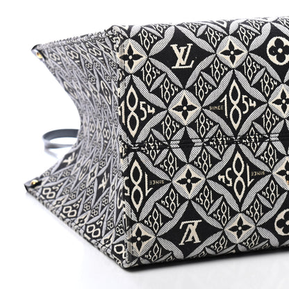 Louis Vuitton Jacquard Since 1854 Onthego GM Grey 8 of 9