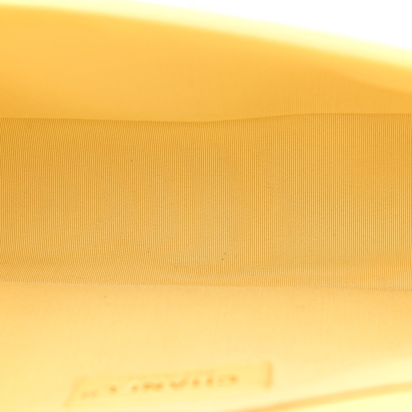 Caviar Chevron Quilted Medium Boy Flap Yellow