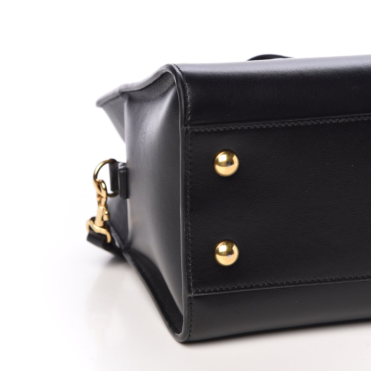 Calfskin Monogram Baby Cabas Black