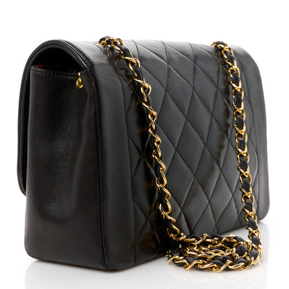 Chanel Lambskin Quilted Medium Single Flap Black 3 of 11