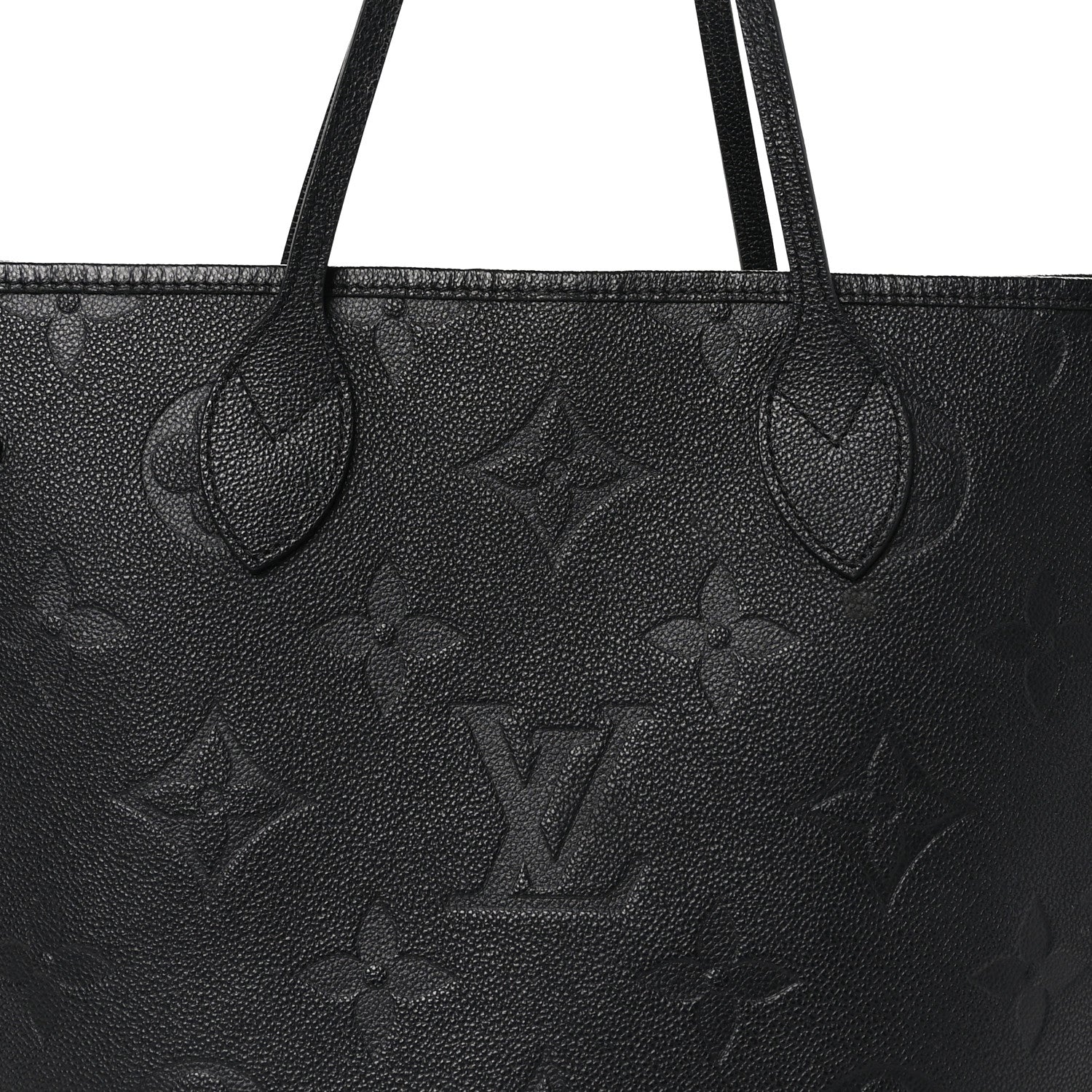 Louis Vuitton Empreinte Monogram Giant Neverfull MM Black 8 of 11
