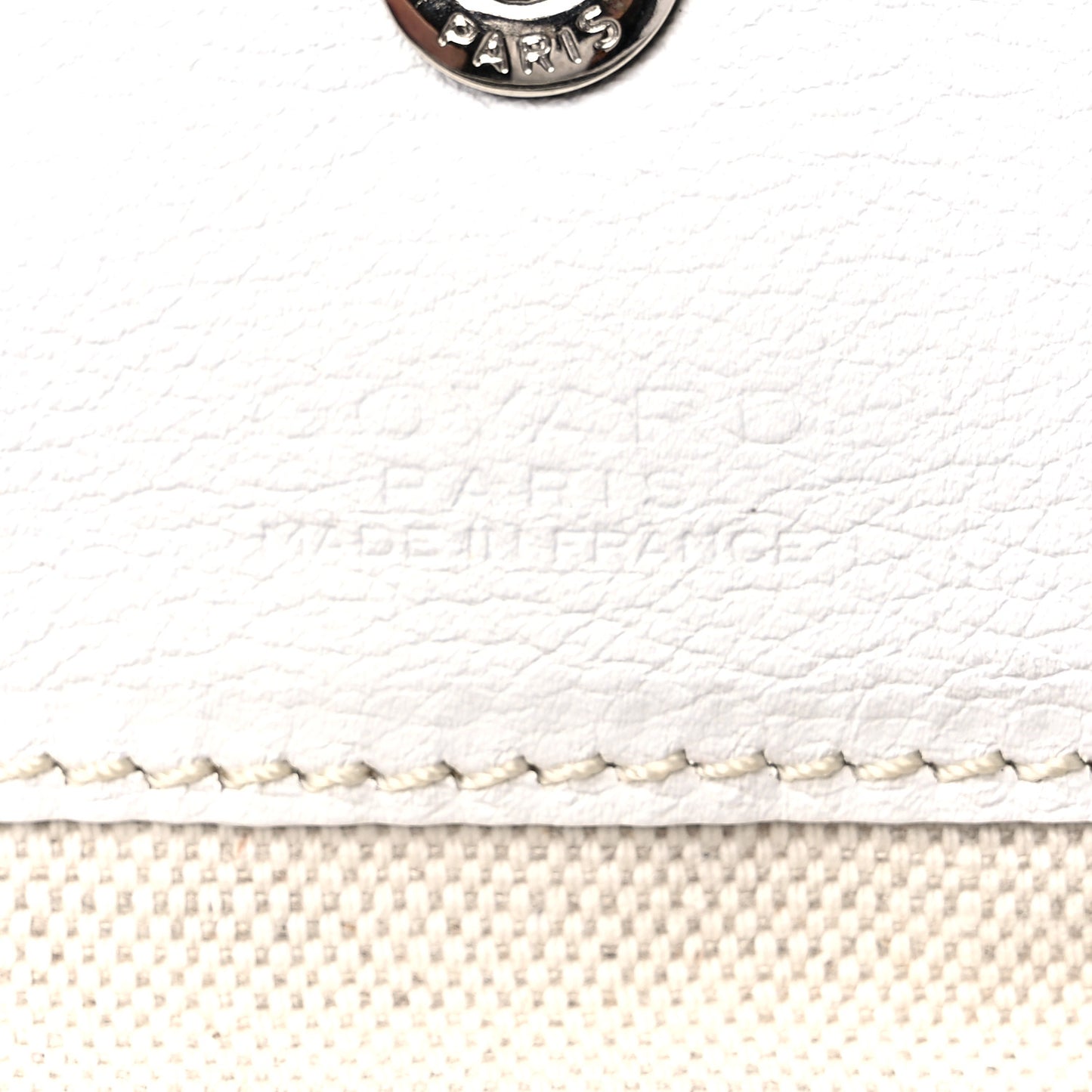 Goyardine Saint Louis PM White