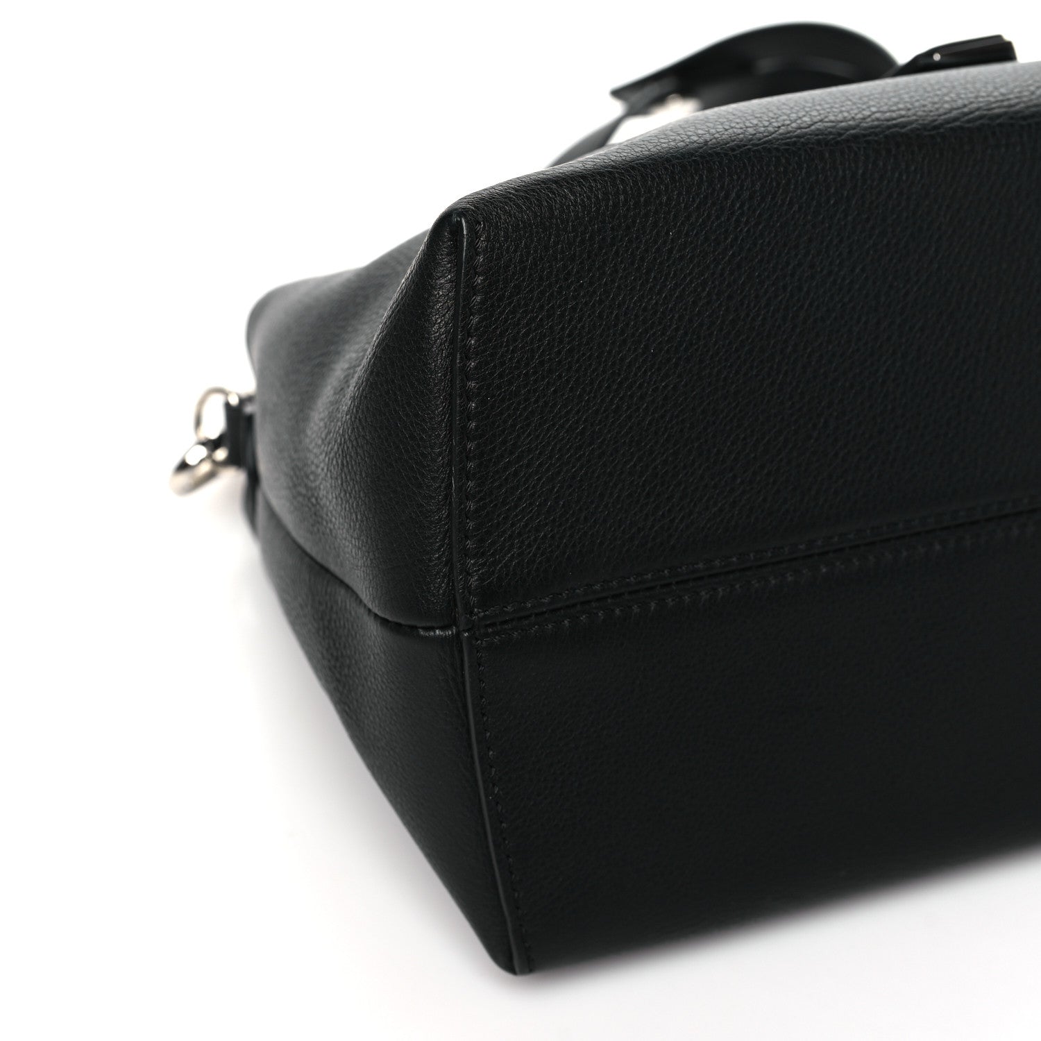 Fendi Vitello Dolce Large By The Way Boston Bag Black 9 of 10