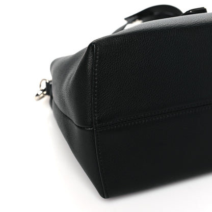 Fendi Vitello Dolce Large By The Way Boston Bag Black 9 of 10