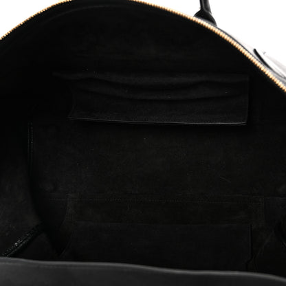 Celine Supple Shiny Lambskin Medium Smiling New Luggage Black 5 of 10
