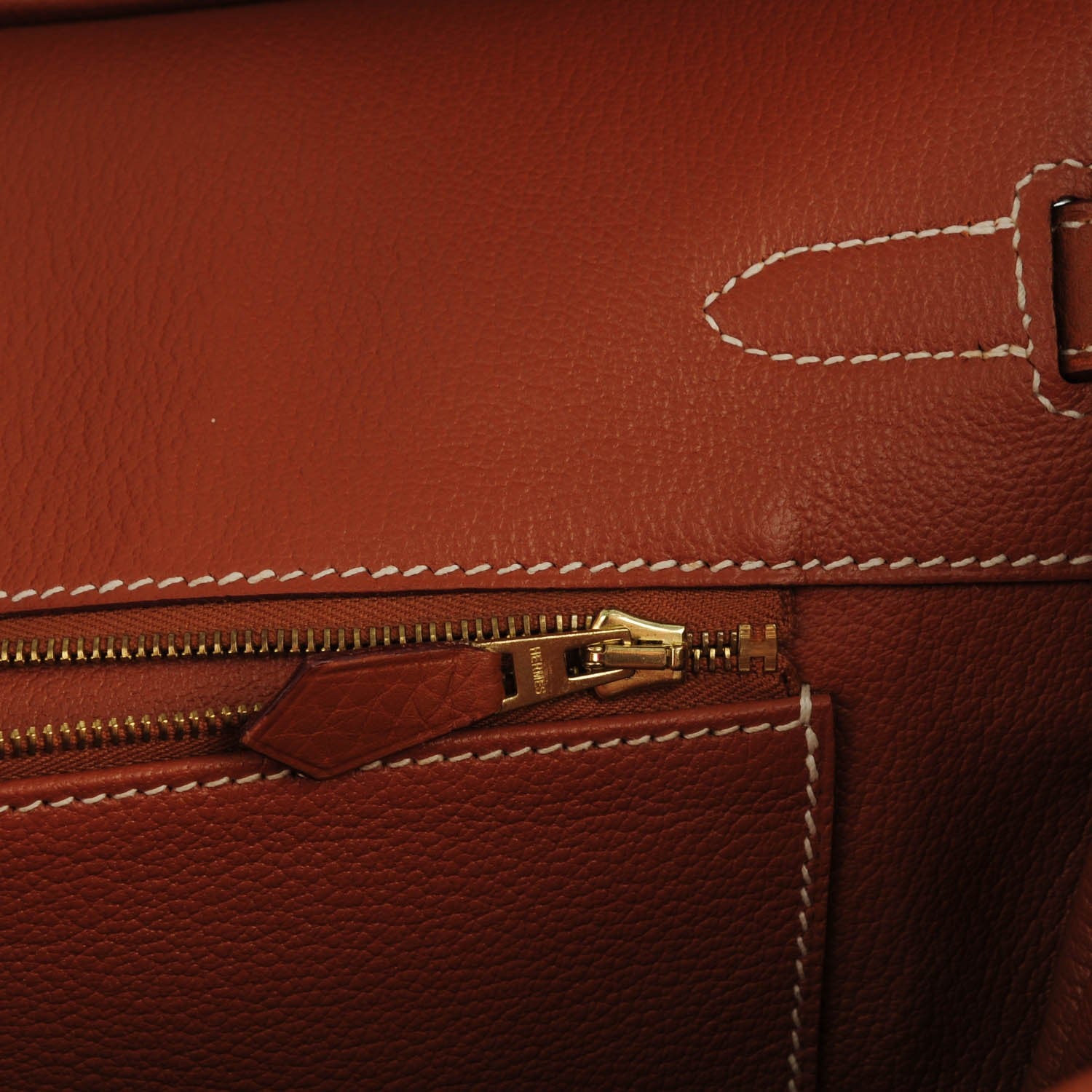 Hermes Taurillon Clemence Birkin 35 Gold 13 of 24