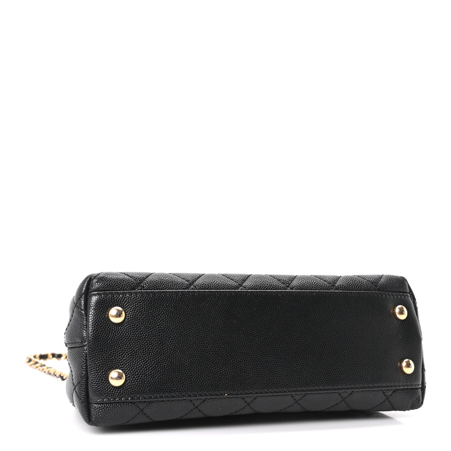 Chanel Caviar Quilted Mini Coco Chain Handle Flap Black 4 of 10