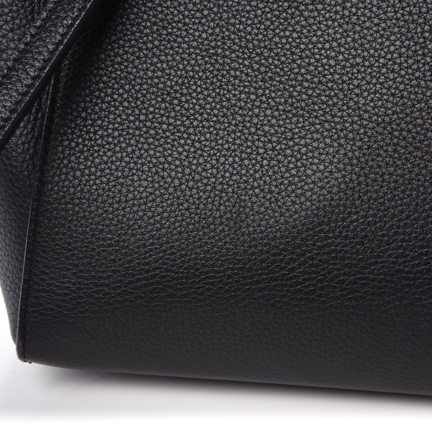 Celine Drummed Calfskin Mini Belt Bag Black 9 of 9