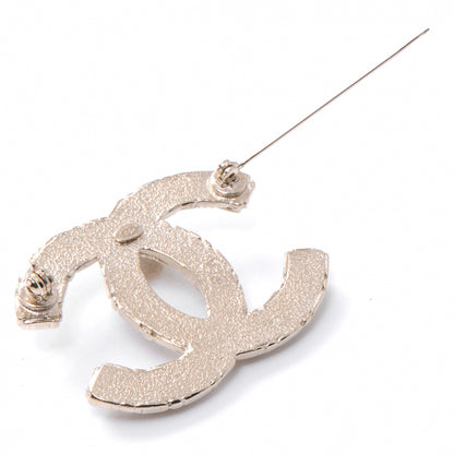Chanel Swarovski Crystal CC Brooch 4 of 5