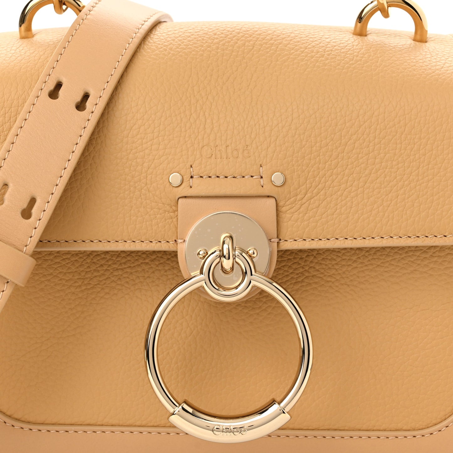 Calfskin Mini Tess Day Bag Sweet Beige