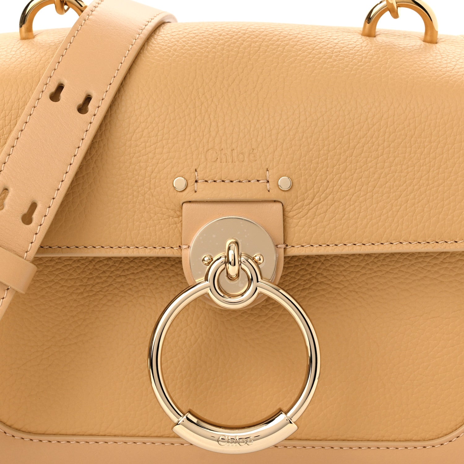 Chloe Calfskin Mini Tess Day Bag Sweet Beige 7 of 9