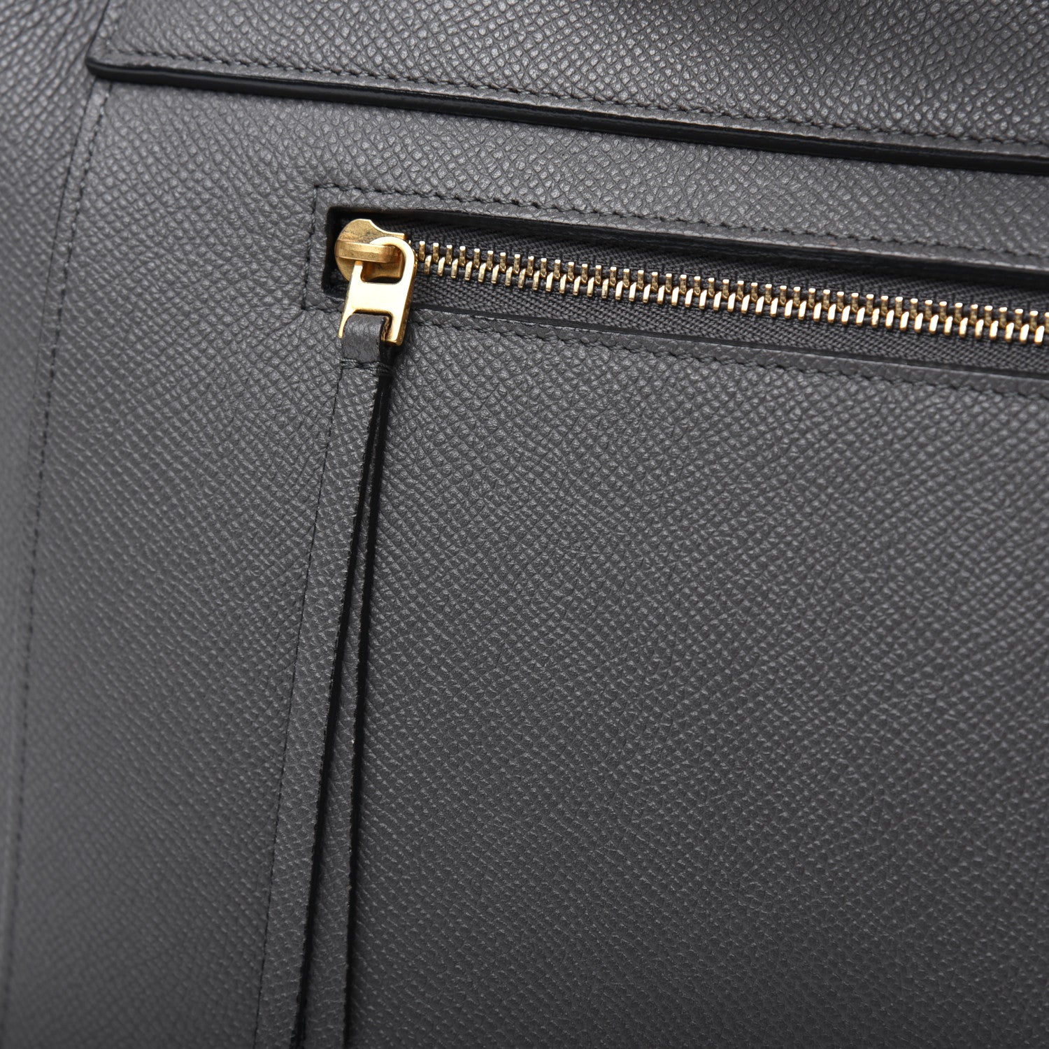 Celine Grained Calfskin Mini Belt Bag Grey 17 of 28