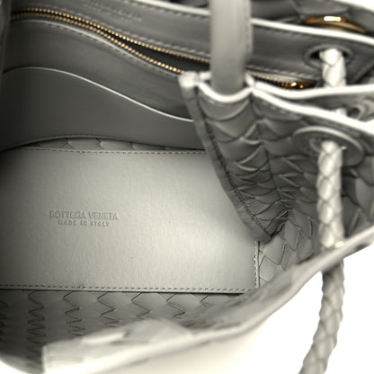 Bottega Veneta Nappa Intrecciato Small Andiamo Shoulder Bag Sterling 5 of 10