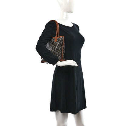 Goyard Goyardine Reversible Mini Anjou Black Gold 2 of 9