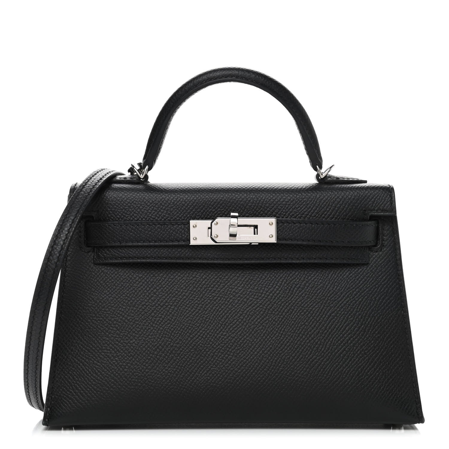 Hermes Epsom Mini Kelly Sellier 20 Black 1 of 16