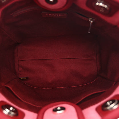Chanel Canvas Mini Deauville Tote Red 5 of 10