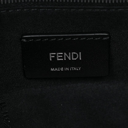 Fendi Vitello Grace FF Gradient Embossed Belt Baguette Bag Black 5 of 8