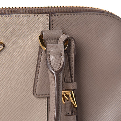 Prada Saffiano Lux Bi-Color Promenade Tote Argilla Pomice 10 of 15