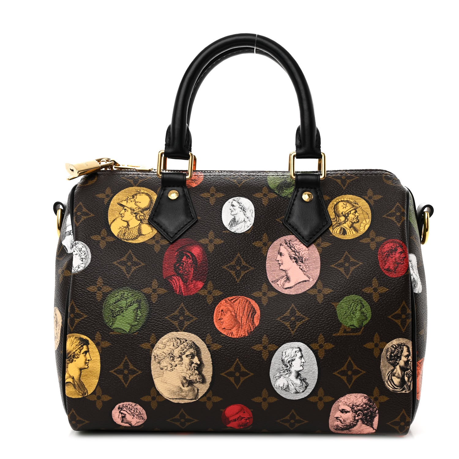 Louis Vuitton X FORNASETTI Monogram Cameo Speedy Bandouliere 25 1 of 9