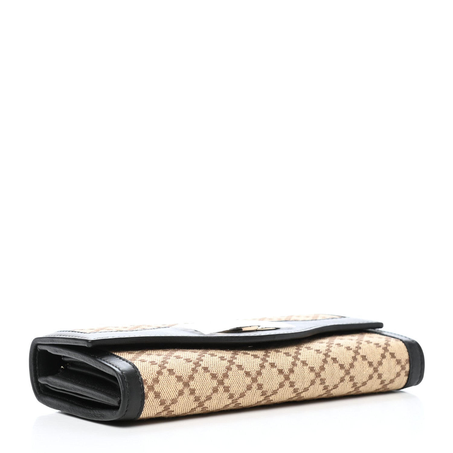 Gucci Diamante Sukey Continental Wallet Beige Ebony Black 4 of 7