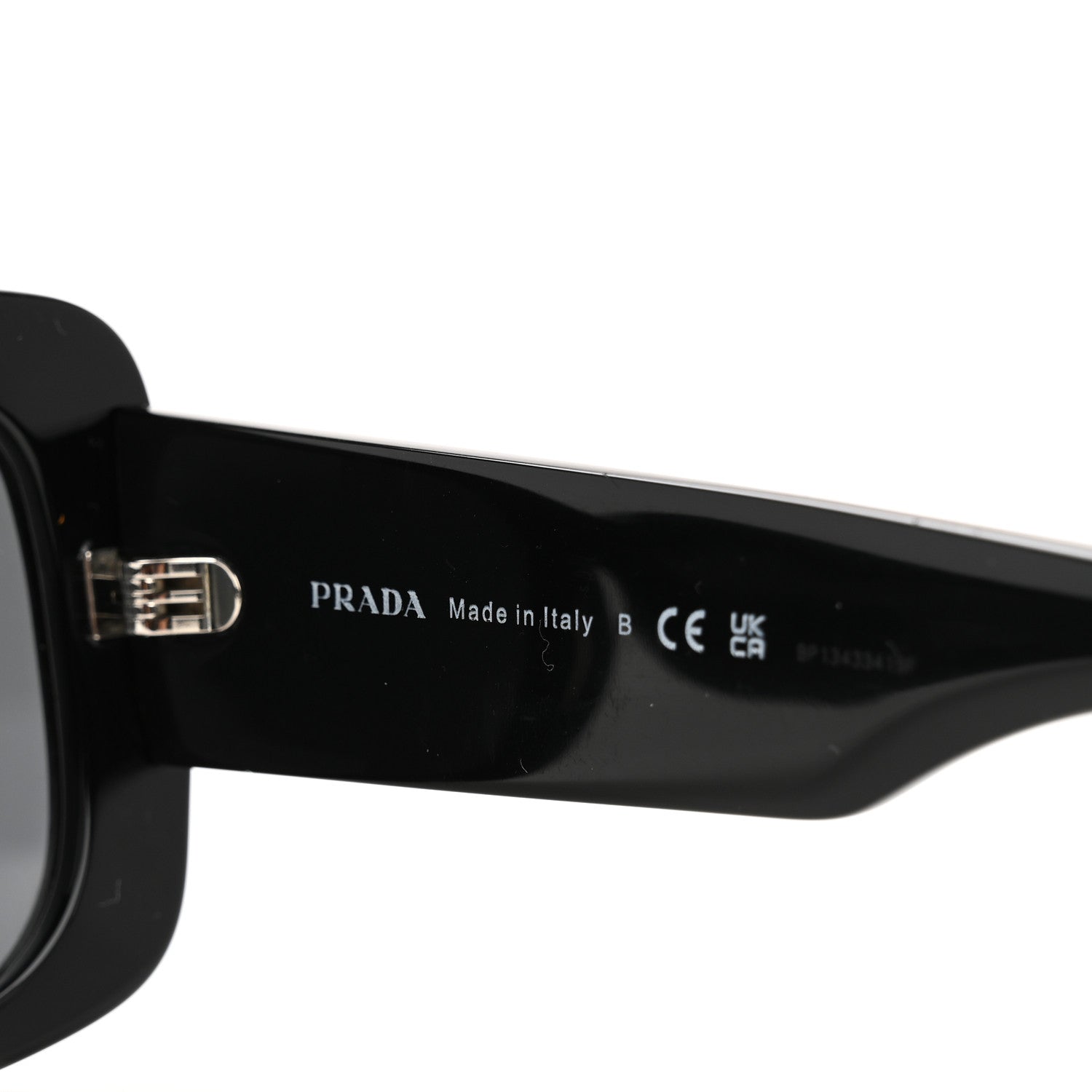 Prada Acetate Sunglasses SPR A08-F Black 1682773 – FASHIONPHILE
