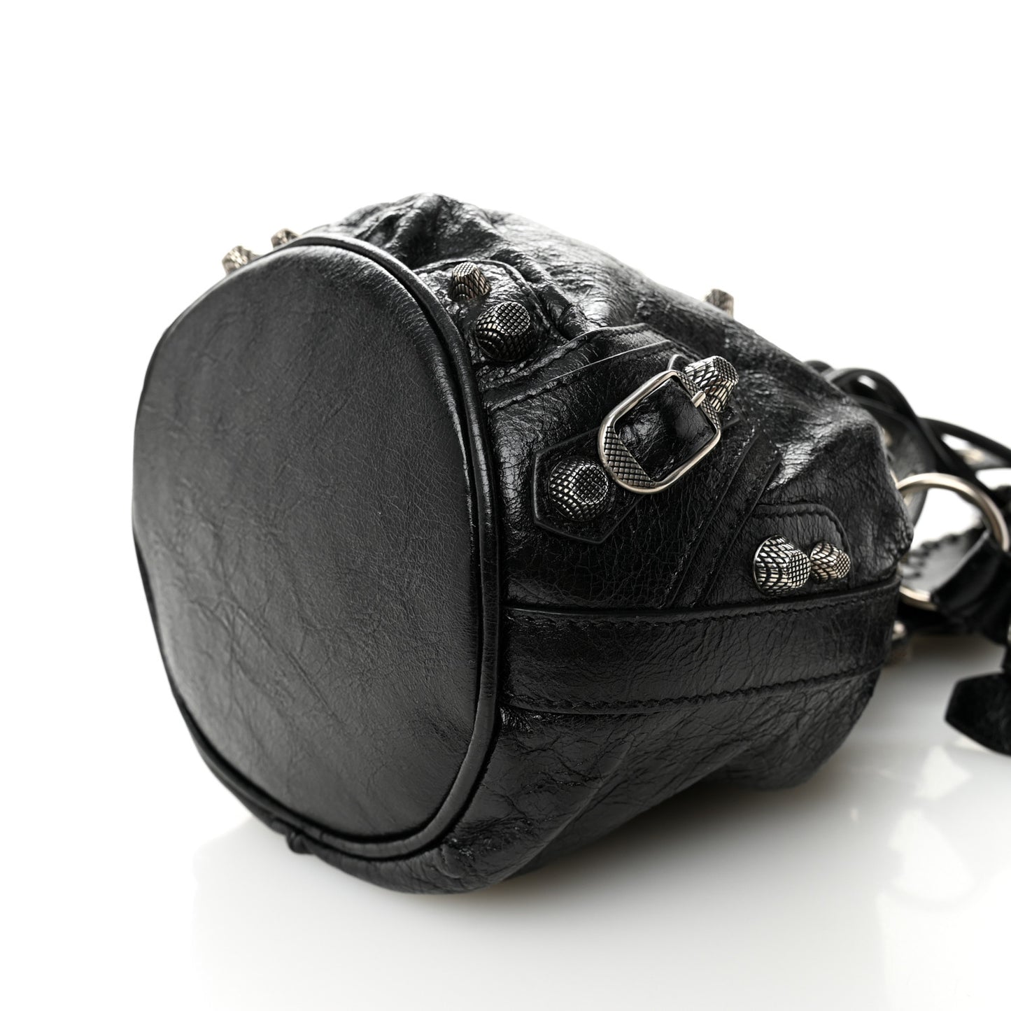 Agneau Arena Le Cagole Bucket Bag XS Black