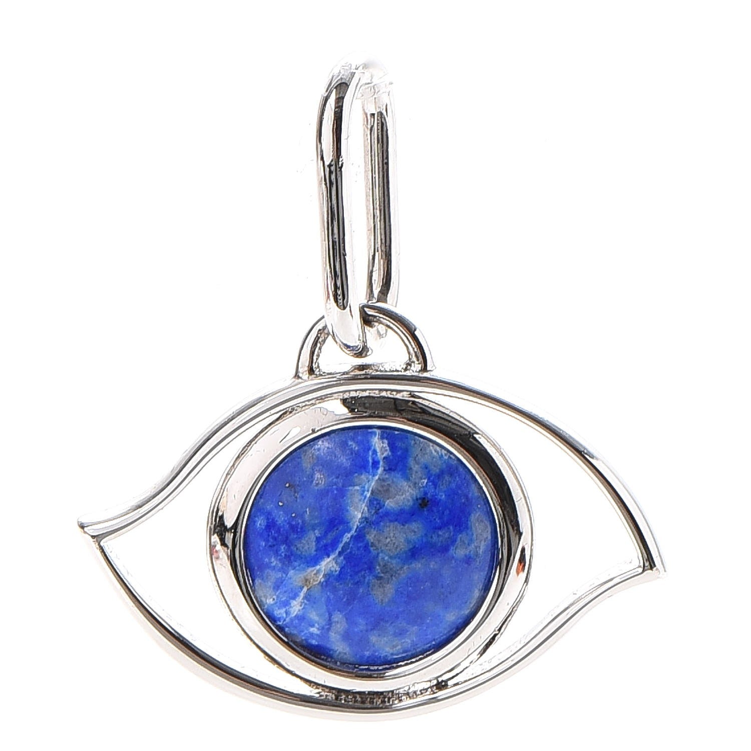 Hermes Palladium Lapis Lazuli Eye Curiosite Charm 1 of 7