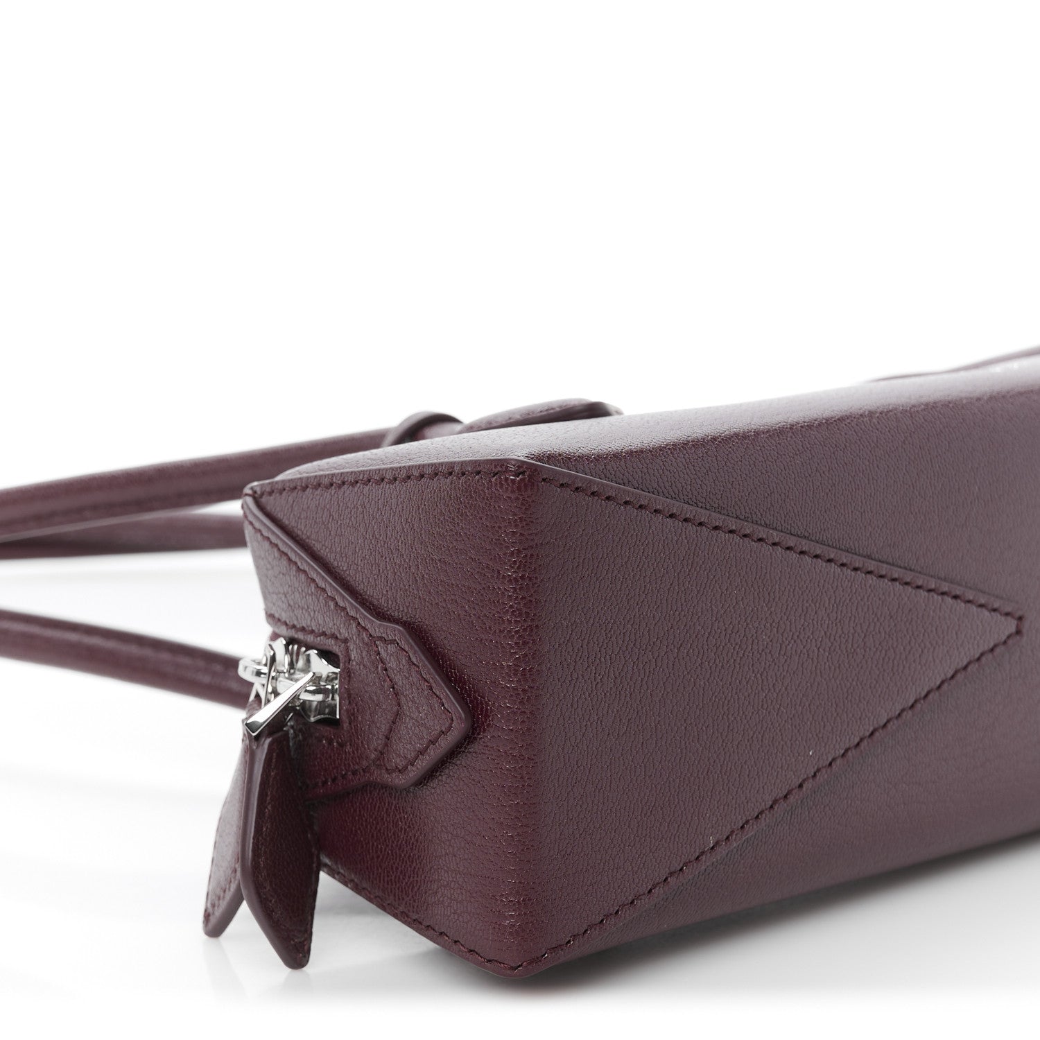 Alaia Shiny Goatskin Small Le Teckel Bag Rouge Grenat 10 of 11