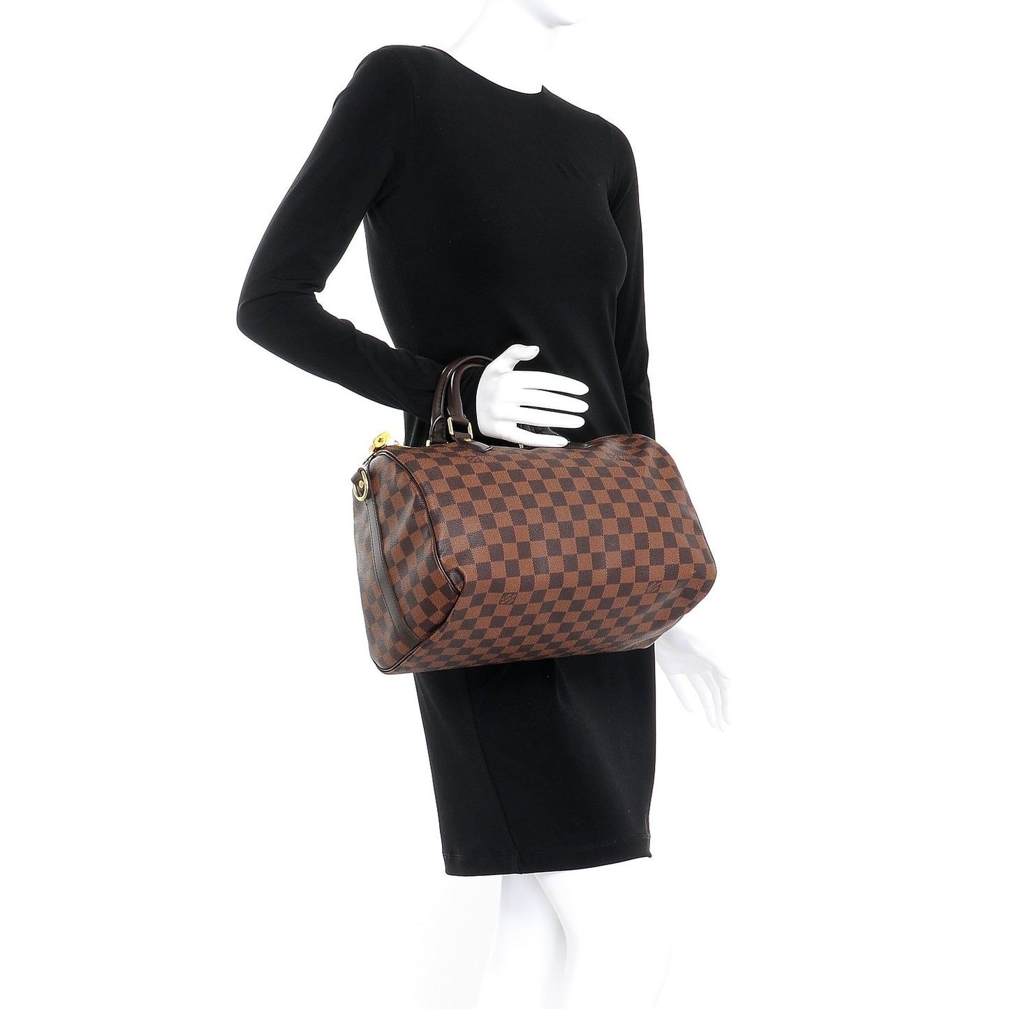 Damier Ebene Speedy Bandouliere 30