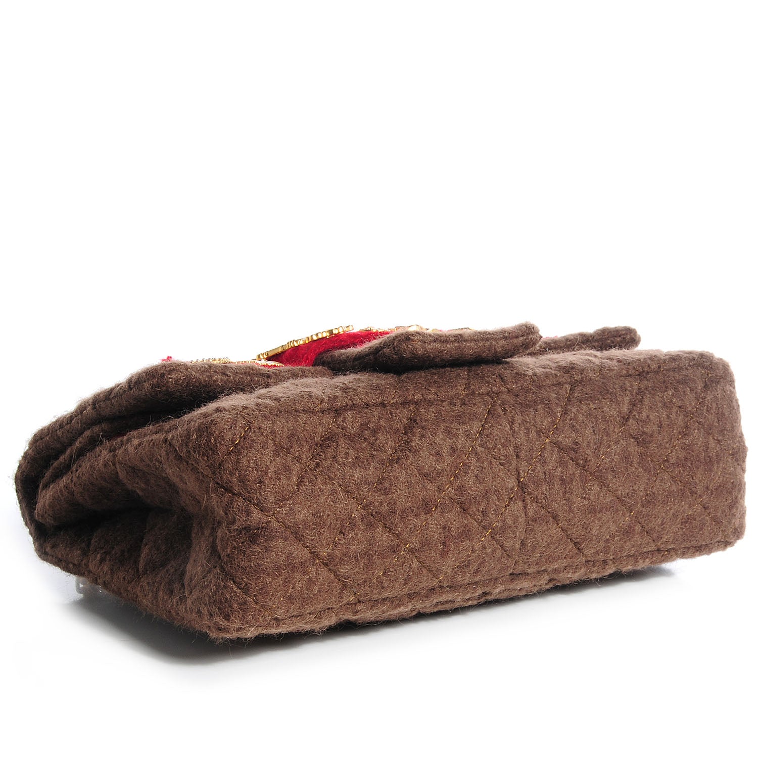 Chanel Wool Paris Moscow Romanov 2.55 Reissue 226 Flap Khaki 4 of 8