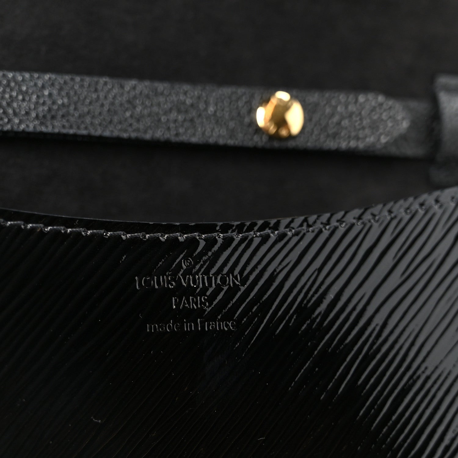 Louis Vuitton Electric Epi Pochette Louise NM Black 6 of 10