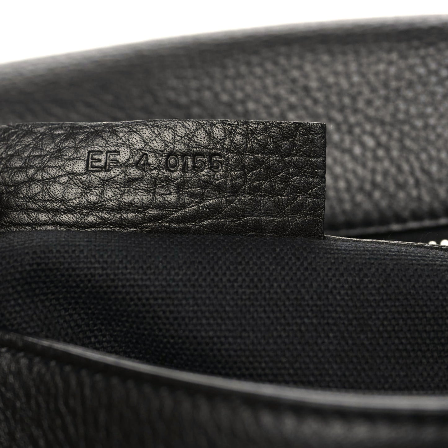 Grained Calfskin Medium Pandora Pure Flap Bag Black