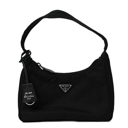 Prada Tessuto Nylon Mini Re-Edition 2000 Bag Black 1 of 8