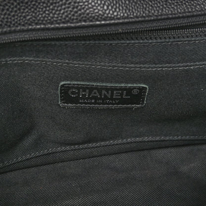 Chanel Caviar Medium Timeless CC Flap Navy Blue 5 of 9