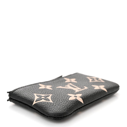 Louis Vuitton Empreinte Monogram Giant Key Pouch Black Beige 4 of 6